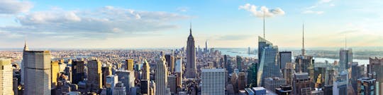 Tour di New York All Around Town in bus a due piani con un'attrazione inclusa