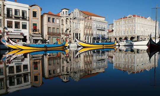 Passeio guiado de meio dia em Aveiro com passeio de barco