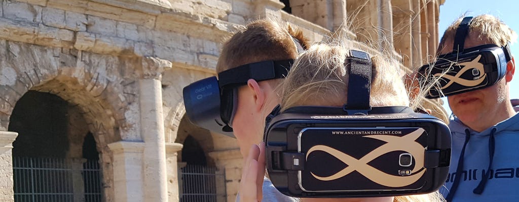 Wycieczka z przewodnikiem po Koloseum z okularami VR