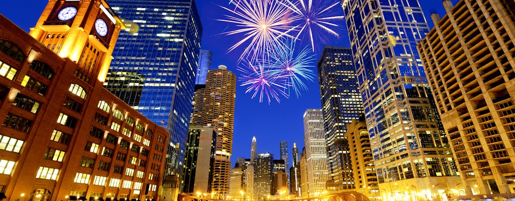 Tour in segway di Chicago fuochi d'artificio