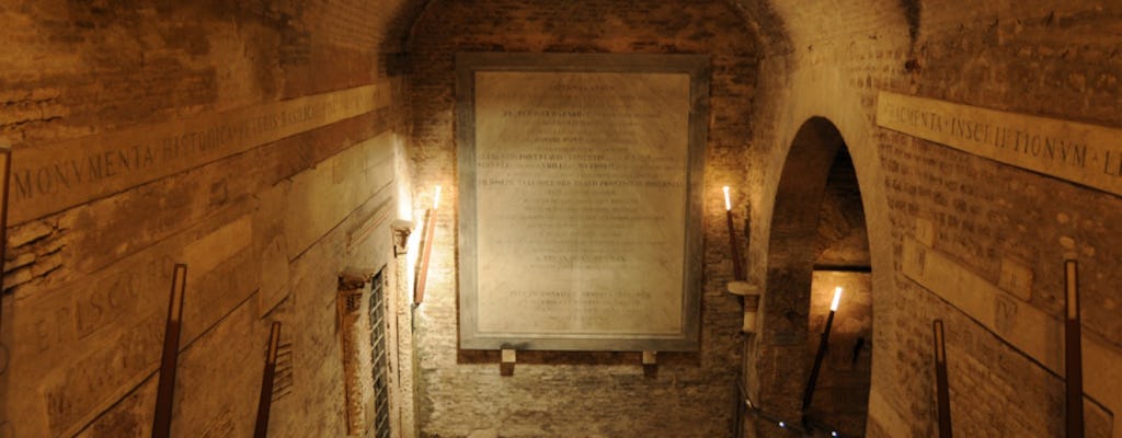 Underground Rome privérondleiding naar de Basilica di San Clemente en de Case Romane del Celio