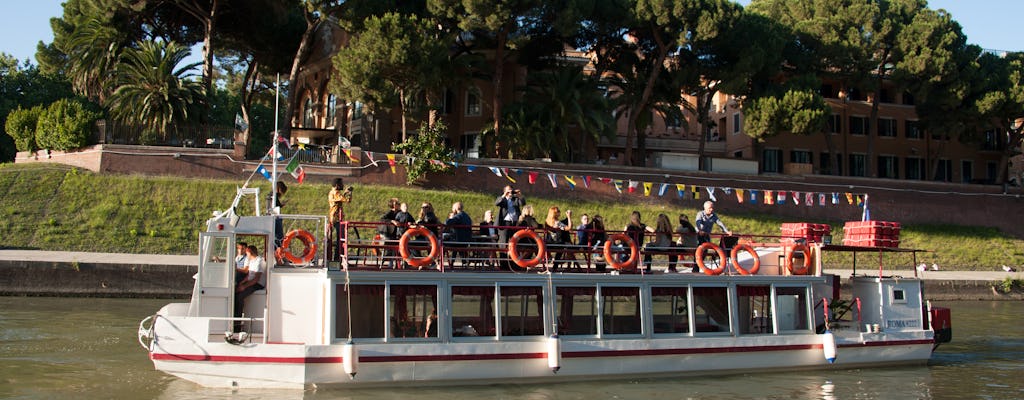 Sightseeing in Rom vom Wassen und von Land: kombinierte Bus- und Bootstour