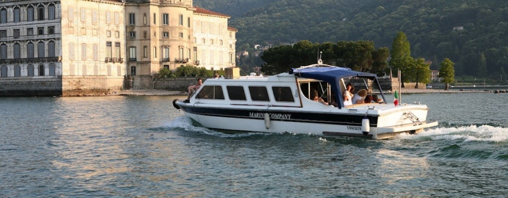 Viagem de barco de Stresa para Isola Bella, através do lago