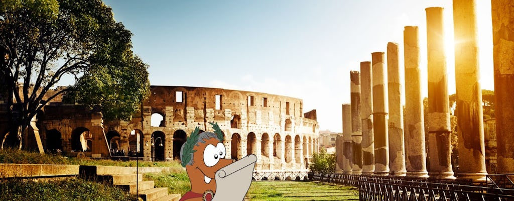 Visita guiada para niños al Coliseo con juegos en familia