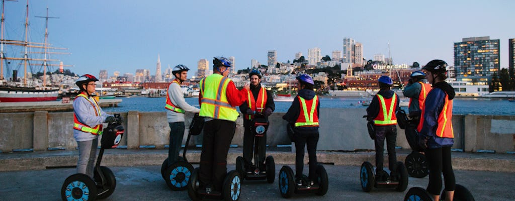 San Francisco sunset self-balancing scooter tour