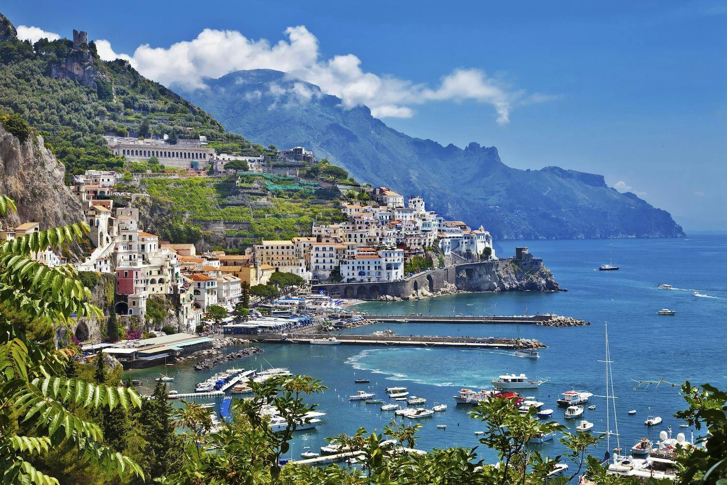 Amalfiküste und Positano Tagesausflug im Hochgeschwindigkeitszug ab Rom