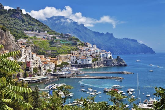 Gita di un giorno della Costiera Amalfitana e di Positano da Roma in treno ad alta velocità