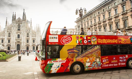 Milan hop-on hop-off bus tour: 24, 48, 72-hour tickets
