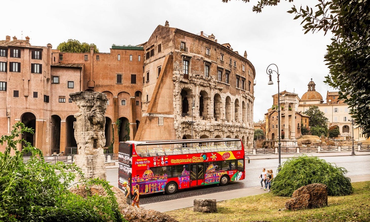 City Sightseeing Rom hop-on hop-off busstur 24, 48 eller 72 timmars biljetter