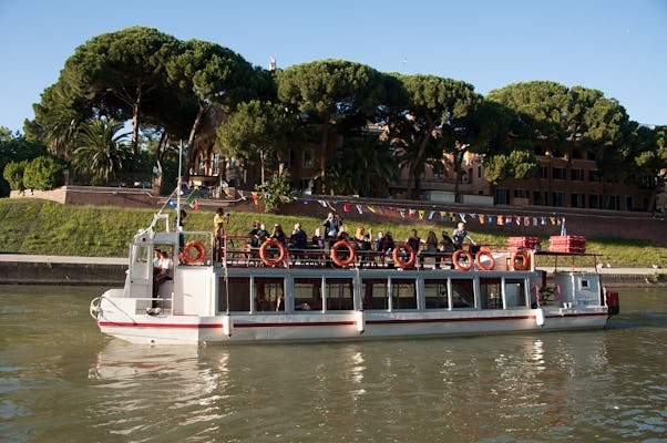 Croisière sur la rivière Hop-On Hop-Off à Rome 24 heures