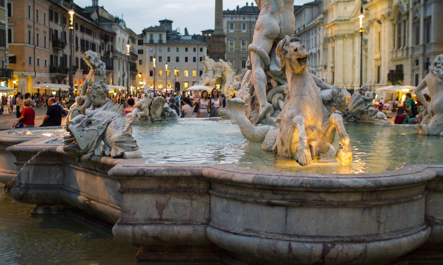 Roma: passeio pela cidade durante o crepúsculo e degustação de gelato