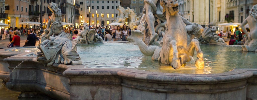 Roma: passeio pela cidade durante o crepúsculo e degustação de gelato