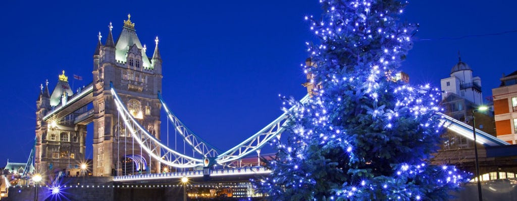 Illuminationen der London-Tour am Weihnachtsabend