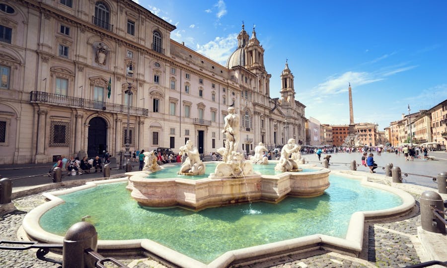 Quadrados de Roma - Tour pela manhã