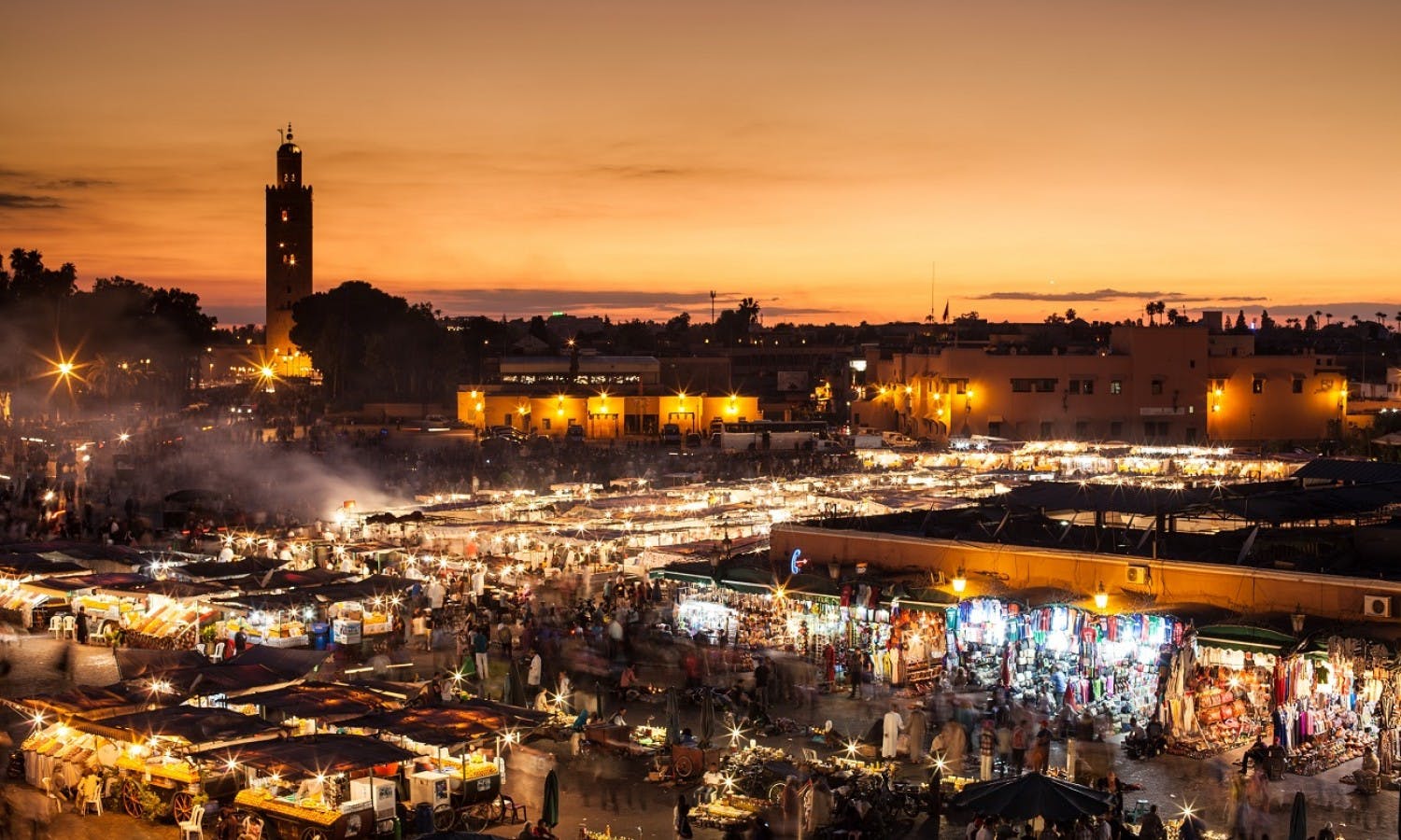 Dinner in Marrakech at the Palais Arabe restaurant