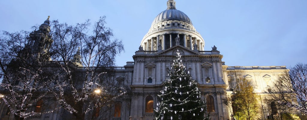Panoramatour durch London am Nachmittag des Weihnachtstages