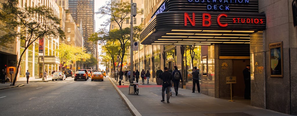 Tv- en filmlocatie-tour met officiële NBC Studios-tour