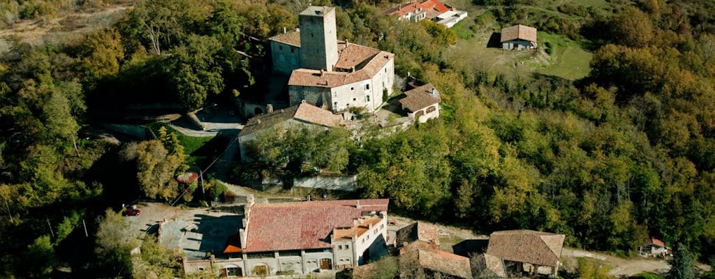 Stefanago Castle: visit and tasting of wines and organic products