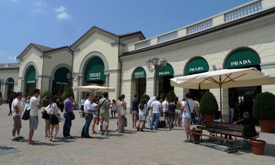 Serravalle Designer Outlet shopping tour from Milan