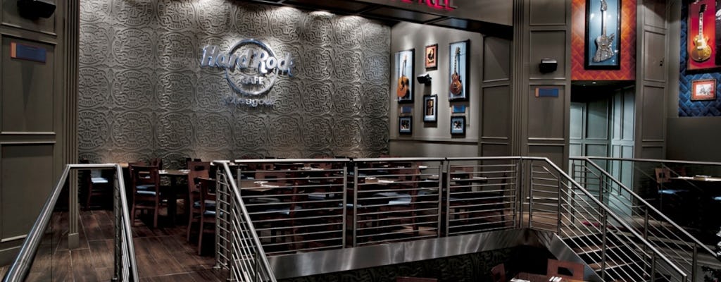 Hard Rock Cafe Glasgow: priority seating with meal