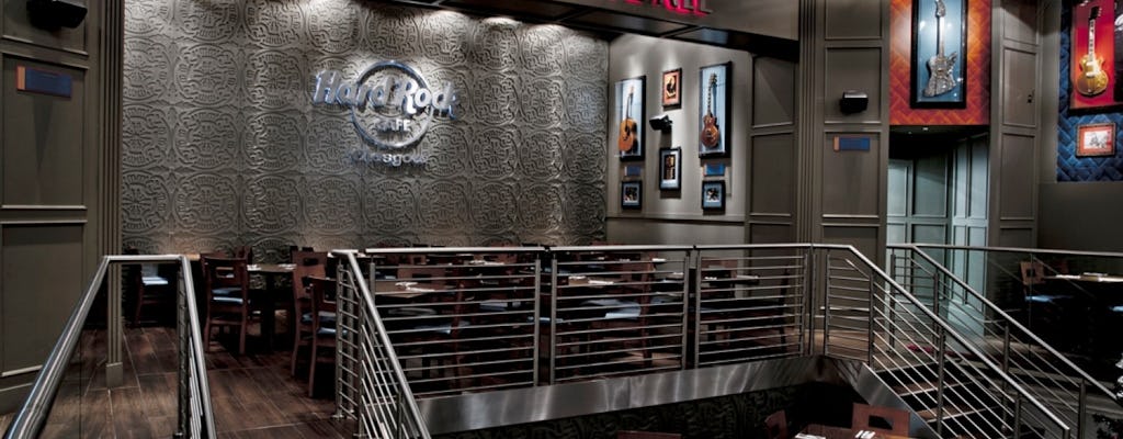 Hard Rock Cafe Glasgow: pierwszeństwo miejsc z posiłkiem