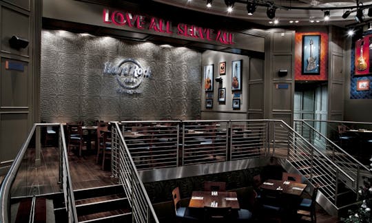 Ingresso prioritario all'Hard Rock Cafe di Glasgow con pranzo o cena