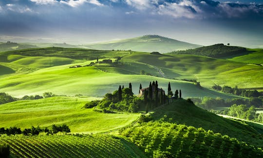 Eten en wijntour door Pienza en Montepulciano