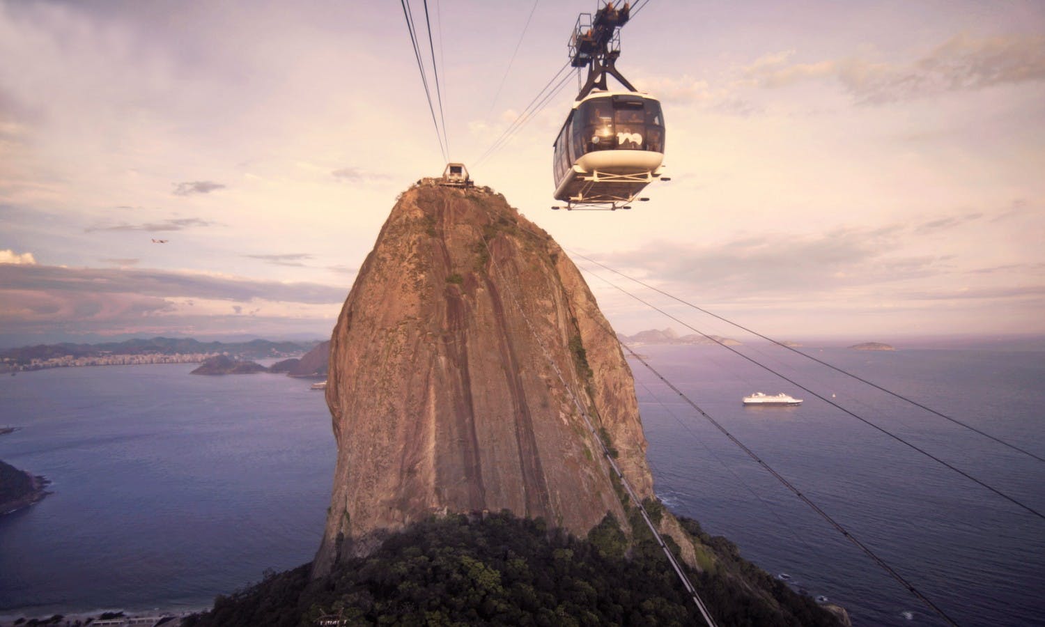 Sugar Loaf stadsrondrit en kabelbaan vanuit Rio