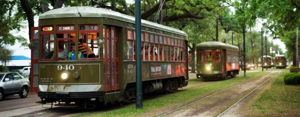 Super city tour of New Orleans by bus