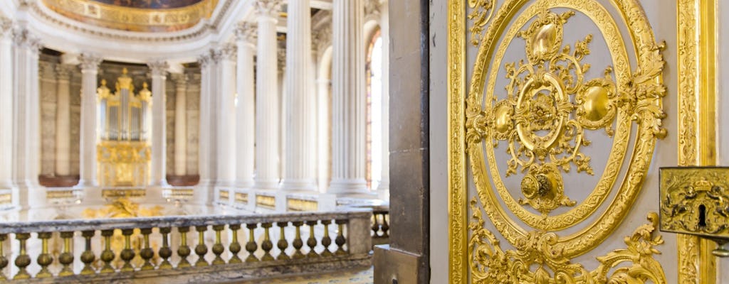 Bilhetes de entrada para o Palácio de Versalhes com audioguia