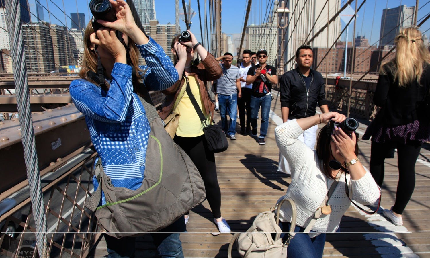 Safari fotográfico en el puente de Brooklyn