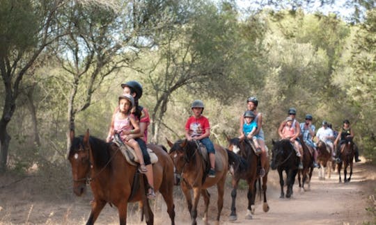 Horse riding, BBQ dinner and cowboy evening excursion