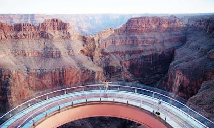 Grand Canyon West Rim bus tour with Hoover Dam photo stop and Skywalk ticket