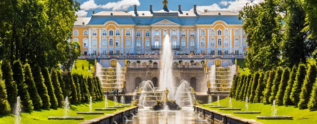 Visite en petit groupe du Grand Palais et du parc au départ de Saint-Pétersbourg