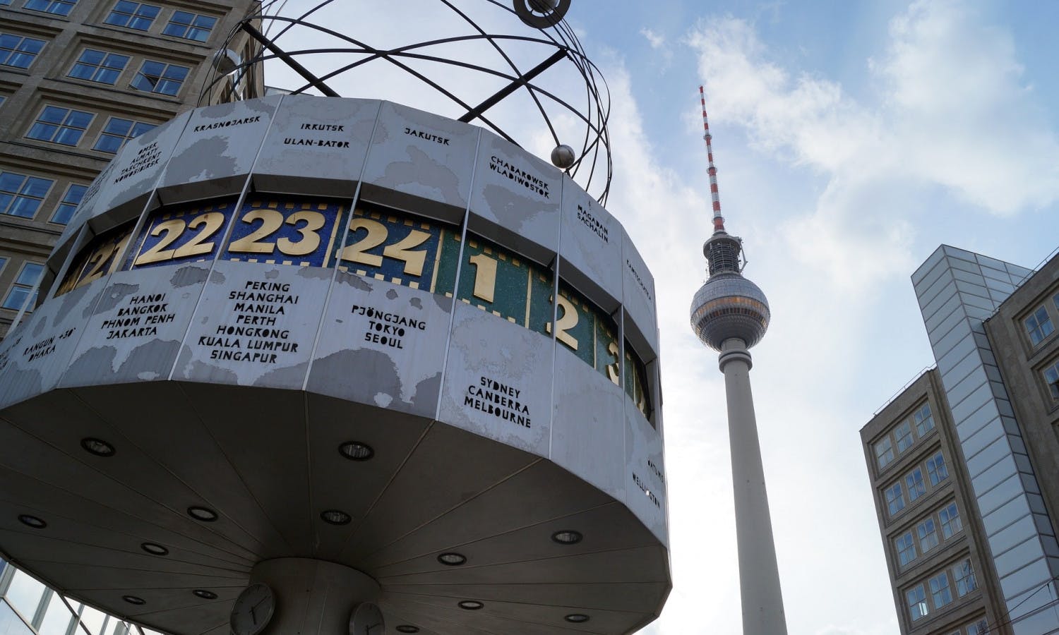 Berlin TV Tower skip-the-line ticket with inner circle restaurant seat