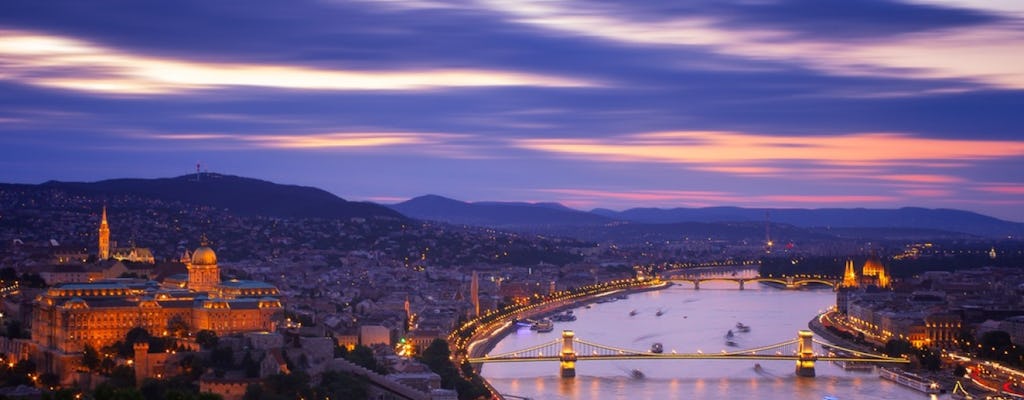 Cocktail river cruise through Budapest