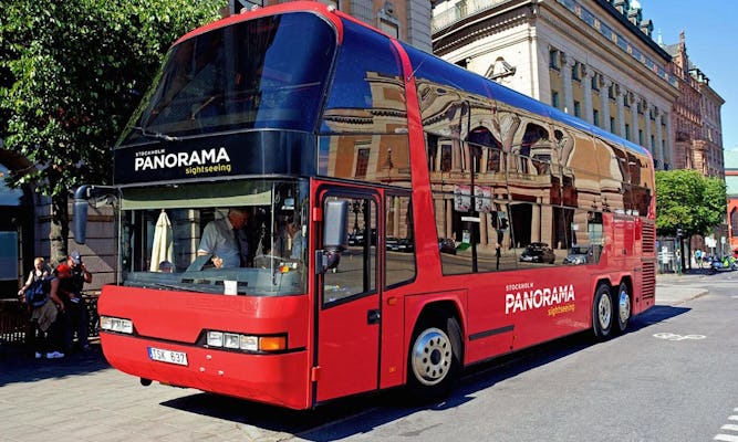 Tour en bus panoramique de Stockholm