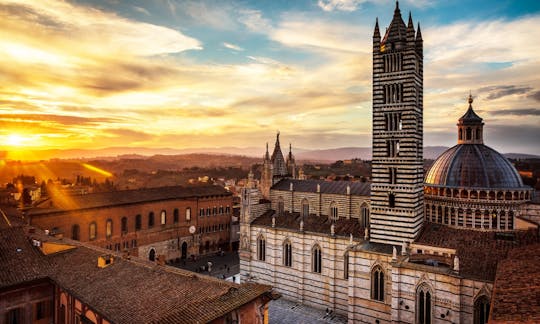 Siena, San Gimignano, Monteriggioni en Chianti met lunch