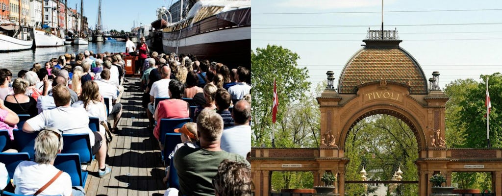 Copenhagen one-hour canal cruise and Tivoli Gardens skip-the-line ticket