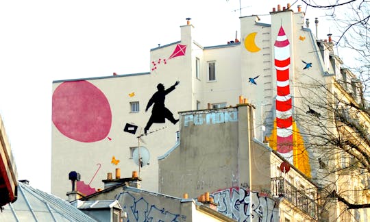 Tour privado e a pé de 2 horas pela Street art Parisiense