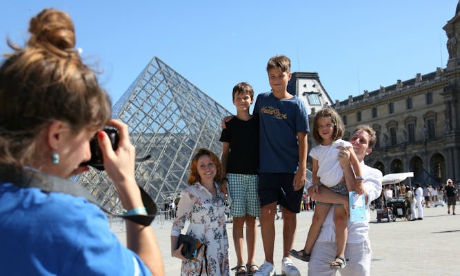 Visita ao Museo do Louvre com crianças