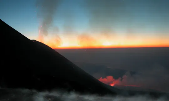 Visite guidée au coucher du soleil sur l'Etna au départ de Taormine