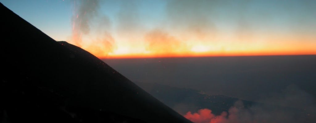 Visita guiada ao pôr do sol do Etna de Taormina