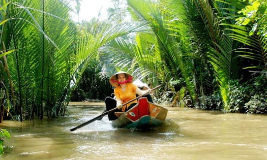 Boat trip on the Mekong Delta