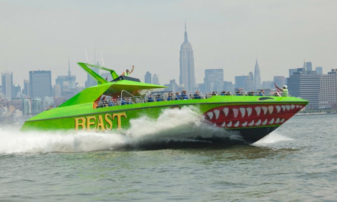 Przejażdżka łodzią motorową BEAST w Nowym Jorku