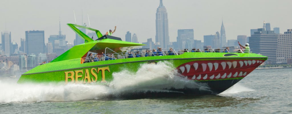Przejażdżka łodzią motorową BEAST w Nowym Jorku