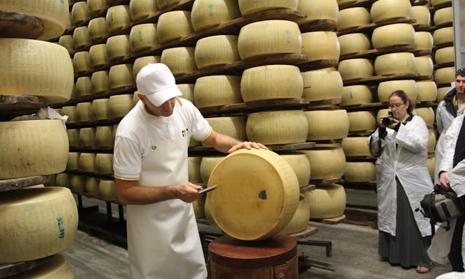 Tour degustação de queijo Parmigiano Reggiano em Parma
