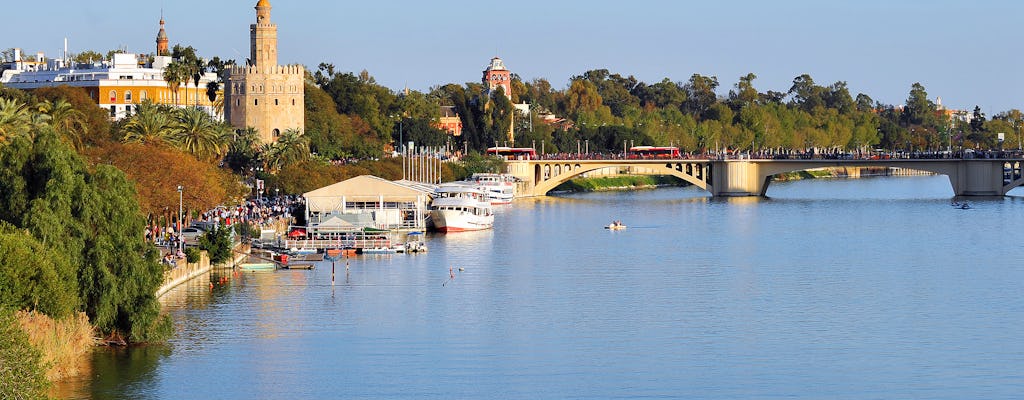 Kajaktocht door Sevilla op de rivier de Guadalquivir