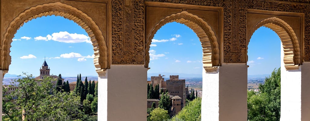 Billets d'entrée coupe-file et visite guidée de l'Alhambra, de l'Albaicín et des Palais Nasrides