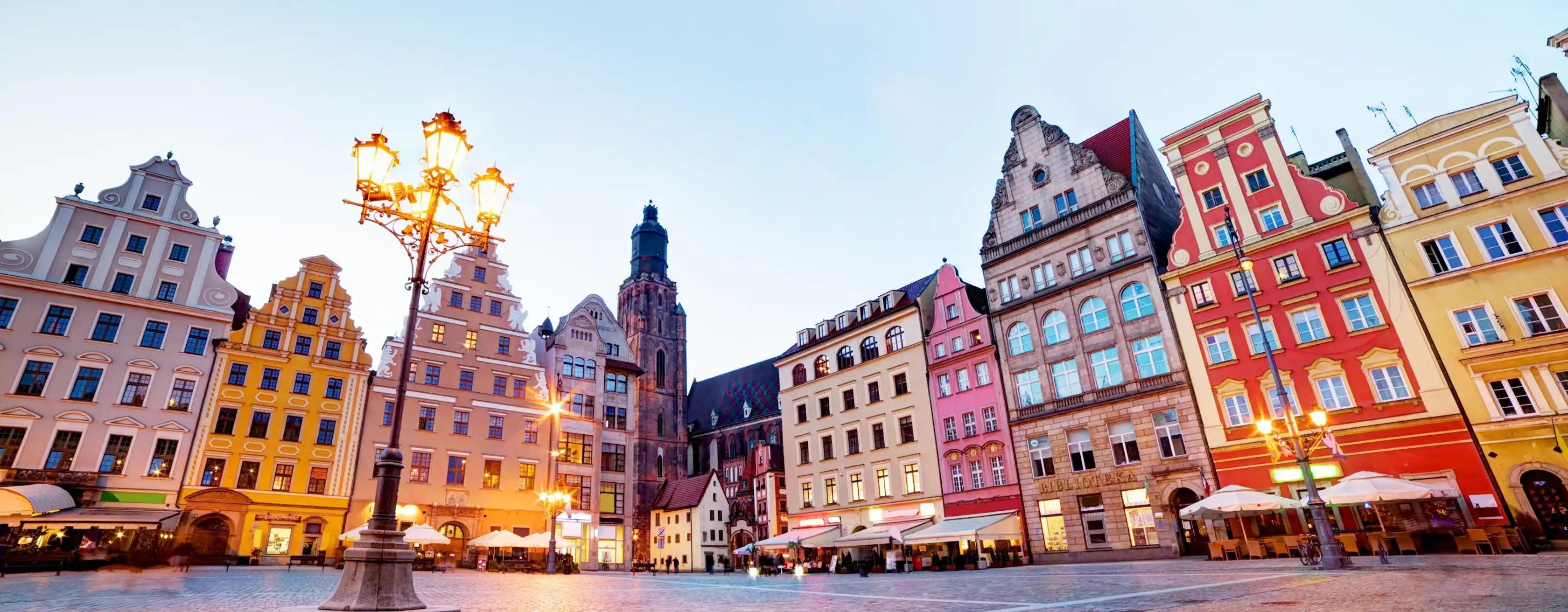Ting at foretage sig i Wroclaw